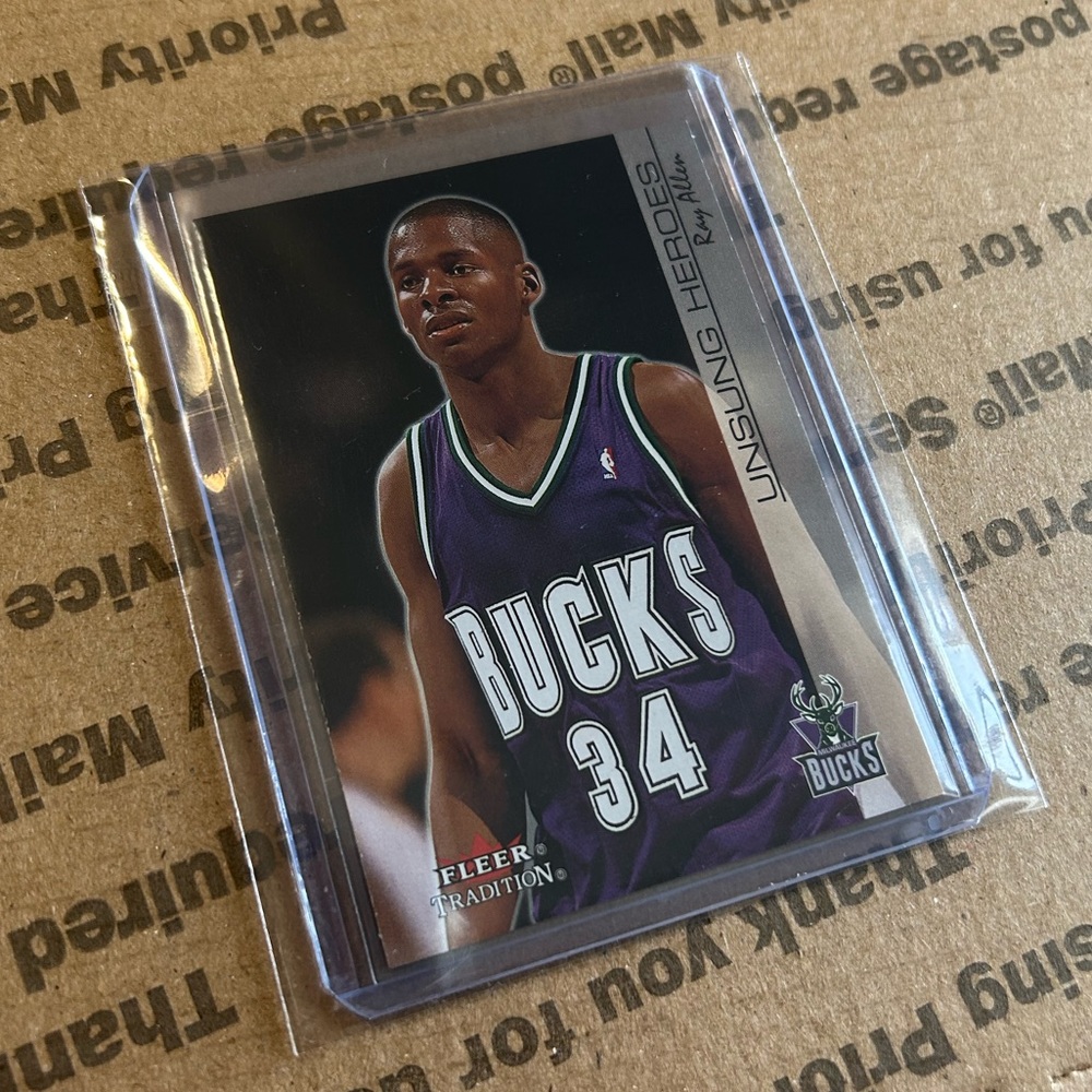 Ray Allen ‘01 Fleer Tradition Card - Picture 3 of 6